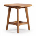 Table d'appoint en bois naturel dimensions 60 x 60 x 45cm pour intérieur